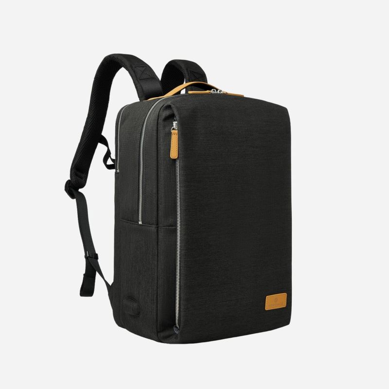 Siena Pro 15 Backpack-Black-Brown | Nordace