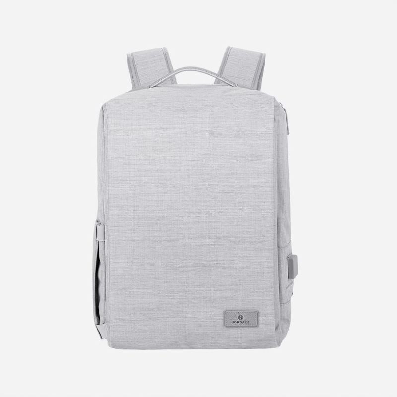 Siena II Smart Backpack-Light Gray | Nordace
