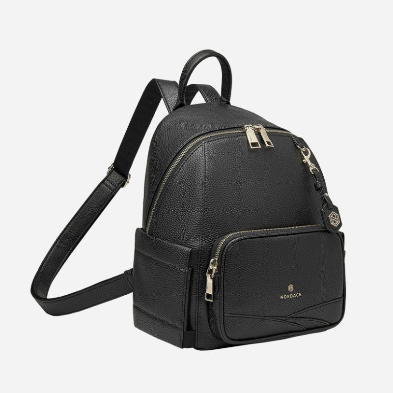 Pollina Vegan Mini Backpack-Black | Nordace
